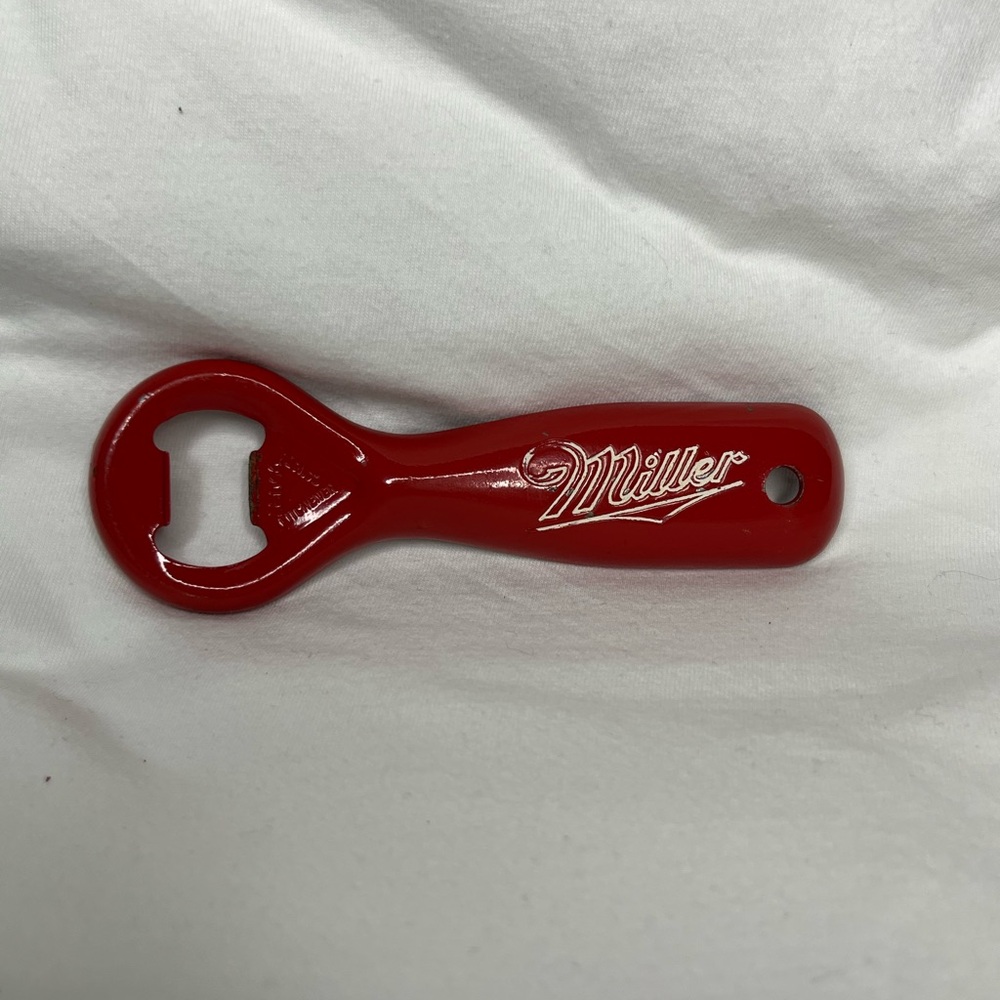 Miller Red Bottle Opener